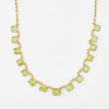 18ct Yellow Gold, Vintage Peridot Necklace