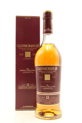 (1) Glenmorangie The Lasanta, Sherry Cask Finish, 12 Years Old,Highland Single Malt Whisky, 43% ABV (GB)