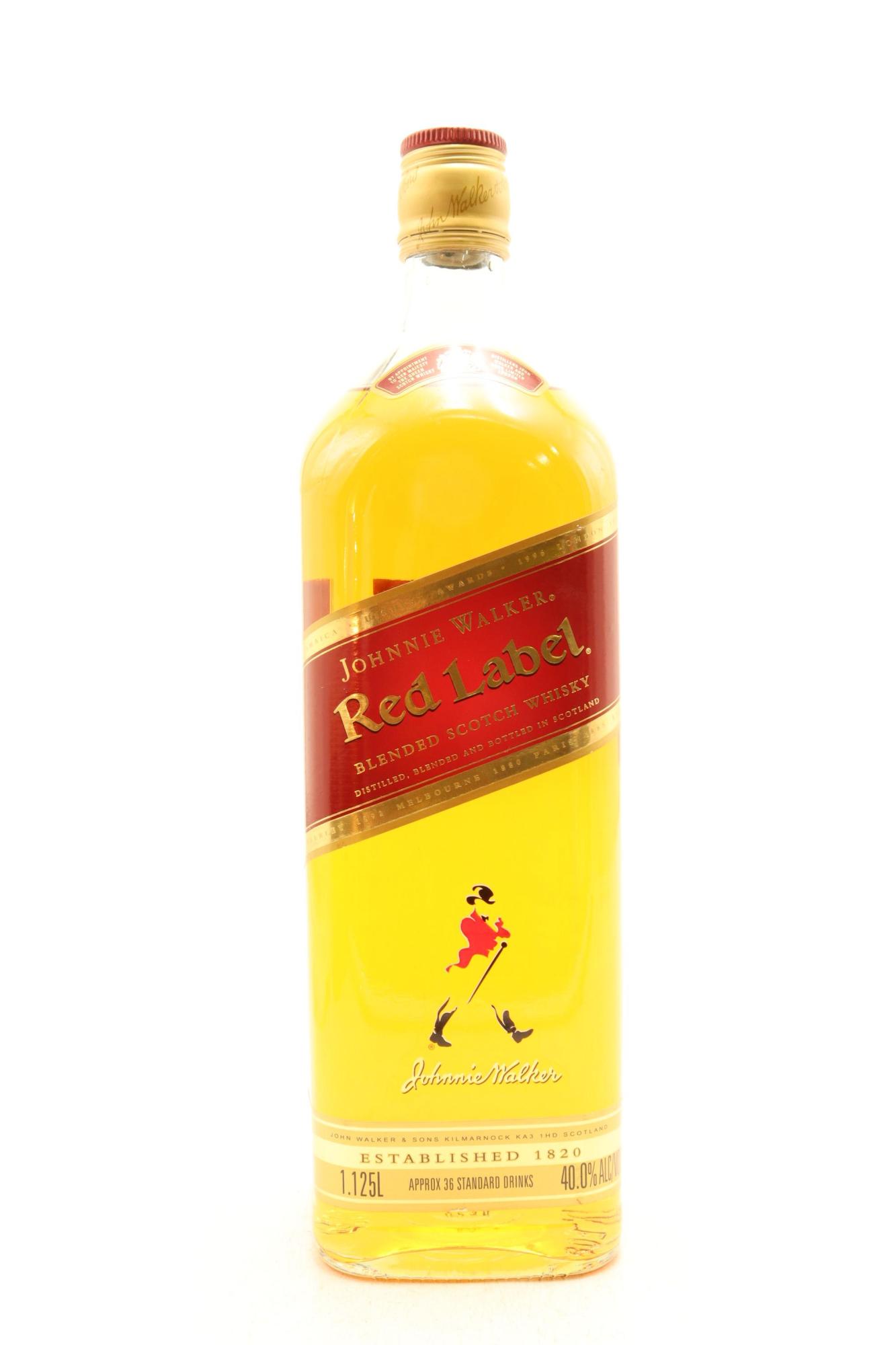 Johnnie Walker Red Label Blended Scotch Whisky, 750 ml, 40% ABV 