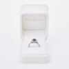 18ct White Gold, Naveya & Sloane, 1.25ct Blue Sapphire and .25ct Diamond Ring - 2