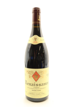 (1) 2016 Domaine Auguste Clape Cornas Renaissance, Rhone [JR17.5] [WS94]