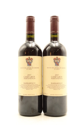 (2) 2007 Tenute Cisa Asinari Marchesi di Gresy Camp Gros Martinenga, Barbaresco DOCG
