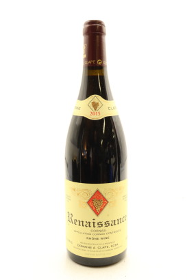 (1) 2015 Domaine Auguste Clape Cornas Renaissance, Rhone [JR17] [WE94]