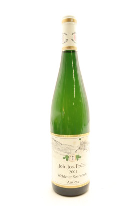 (1) 2001 Joh. Jos. Prum Wehlener Sonnenuhr Riesling Auslese, Mosel [JR18.5] [WS96]