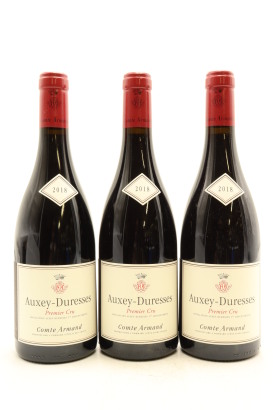 (3) 2018 Comte Armand Auxey-Duresses Premier Cru, Cote de Beaune [JR17]
