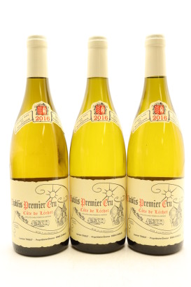 (3) 2016 Laurent Tribut Cote de Lechet, Chablis Premier Cru