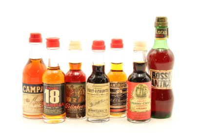 (1) Amaro Liqueur Miniatures, 7x Bottles Sold as One Lot