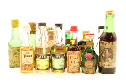 (1) Classic Liqueur Miniatures, 12x Bottles Sold as One Lot