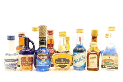 (1) Orange Liqueur Miniatures, 14x Bottles Sold as One Lot