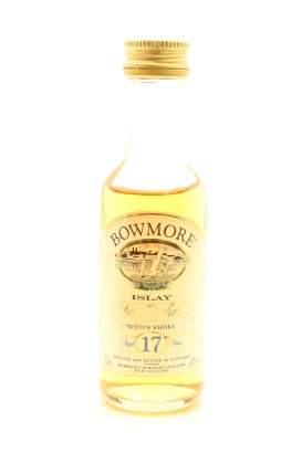 (1) Bowmore 17 Year Old Single Malt Scotch Whisky in Miniature, 43% ABV, 50ml, Circa 1990s