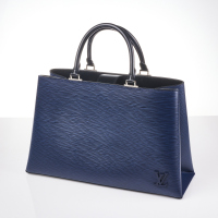 Louis Vuitton Blue Epi Kleber Bag