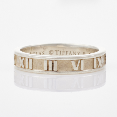 Tiffany & Co, Sterling Silver Atlas Ring