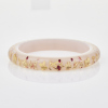 Louis Vuitton Beige Resin Inclusion Bangle