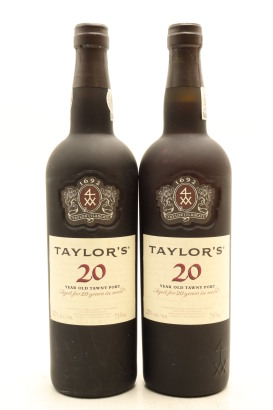 (2) Taylor Fladgate 20 Year Old Tawny Port, Portugal [JR17.5] [WE93][D93] [BC95]