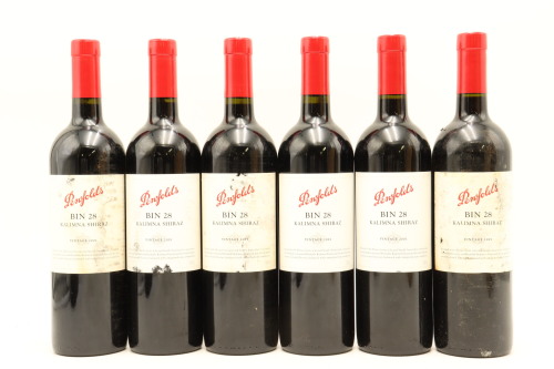 (6) 2001 Penfolds Bin 28 Kalimna Shiraz, South Australia [BC95]