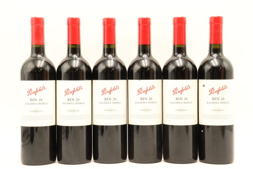 (6) 2001 Penfolds Bin 28 Kalimna Shiraz, South Australia [BC95]