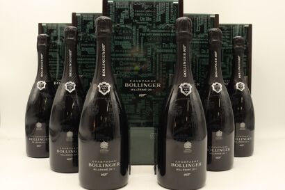 (6) 2011 Bollinger 'James Bond 007' 60th Anniversary Limited Edition Brut Millesime, Champagne (GB)