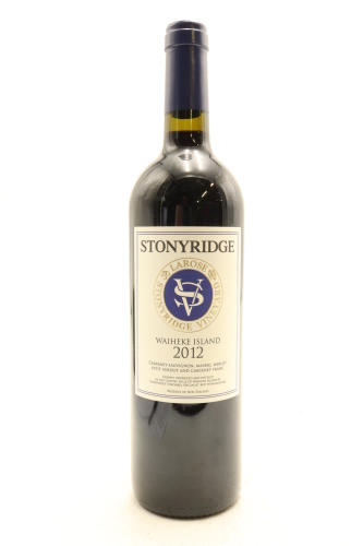 (1) 2012 Stonyridge Vineyard Larose, Waiheke Island