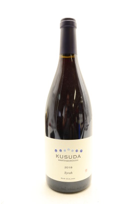 (1) 2018 Kusuda Syrah, Martinborough [JR17.5]