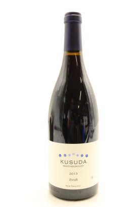 (1) 2013 Kusuda Syrah, Martinborough [JR17.5] [BC95]