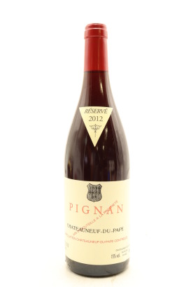 (1) 2012 Chateau Rayas Chateauneuf-du-Pape Pignan Reserve, Rhone