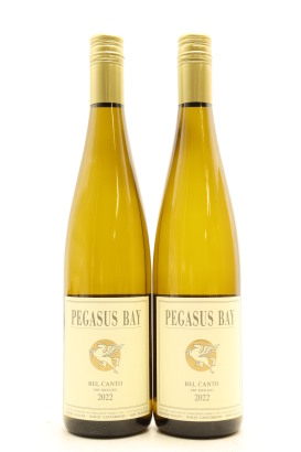 (2) 2022 Pegasus Bay Bel Canto Dry Riesling, Waipara Valley