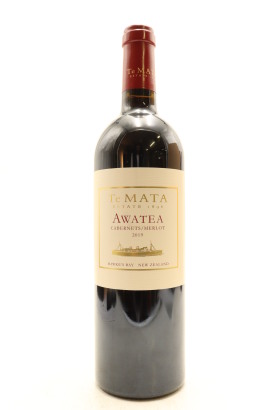 (1) 2019 Te Mata Estate Awatea Cabernets Merlot, Hawke's Bay