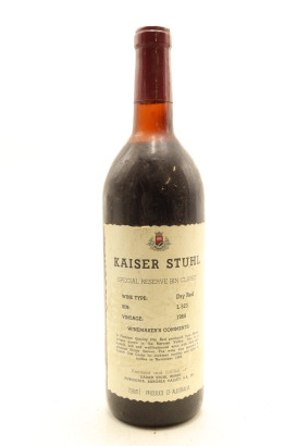 (1) 1968 Kaiser Stuhl Red Shiraz, Barossa Valley