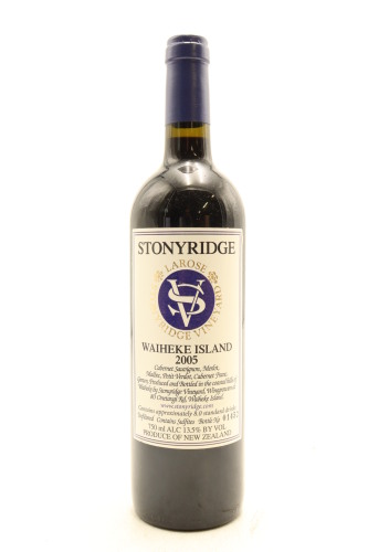 (1) 2005 Stonyridge Vineyard Larose, Waiheke Island