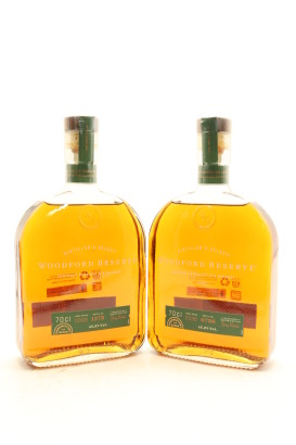 (2) Woodford Reserve Distillers Select Kentucky Straight Rye Whiskey, 40% ABV