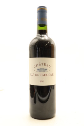 (1) 2012 Chateau Cap de Faugeres, Castillon Cotes de Bordeaux