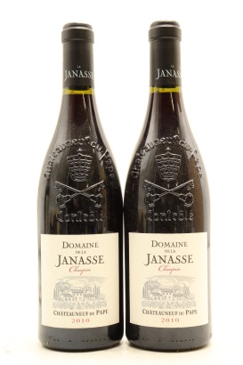 (2) 2010 Domaine de la Janasse Chateauneuf-du-Pape Cuvee Chaupin, Rhone [JR17.5] [RP98]