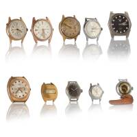 Ten Various Vintage Wristwatches