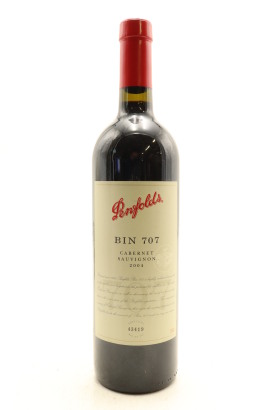 (1) 2004 Penfolds Bin 707 Cabernet Sauvignon, South Australia [JR17.5] [RP95] [JO97]