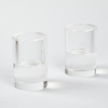 A Pair Of Heavy Crystal Candle Holders