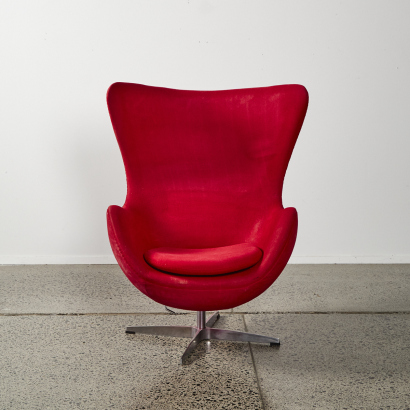 An Arne Jacobson Style Egg Chair