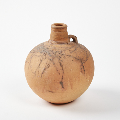 A Chester Nealie Anagama Fired Ovoid Vase