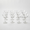 A Set of Twelve Martini Glasses