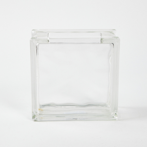 An Xl German Glass Brick Vase