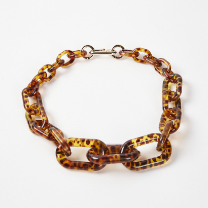 A Tortise Shell Style Necklace