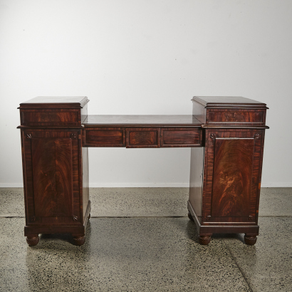 A William IV Mahogany Pedestal Sideboard