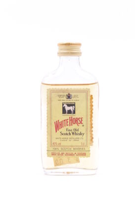 (1) White Horse bottled 1980s 50ml miniature