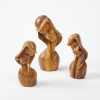 A Trio Of Carved Figures