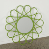 A Decorative Green Mirror