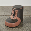 A Leather Boot Stool - 2