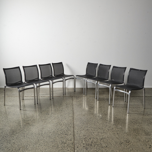 A Suite Of Eight Italian Alias Big Frame Chairs By Alberto Meda