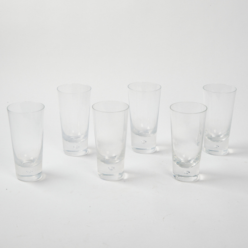 A Set Of Six Crystal Highball Glasses