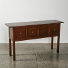 An Solid Oak Hallway Console - 2