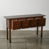 An Solid Oak Hallway Console - 3