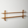 A Swedish Pine Wall Shelf With Turned Details - 2